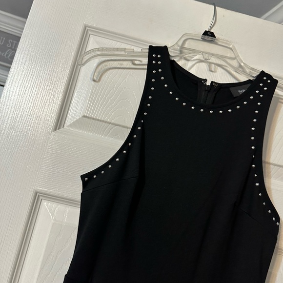 NWT Mossimo Black Studded Fit and Flare Skater Dress - Picture 4 of 14